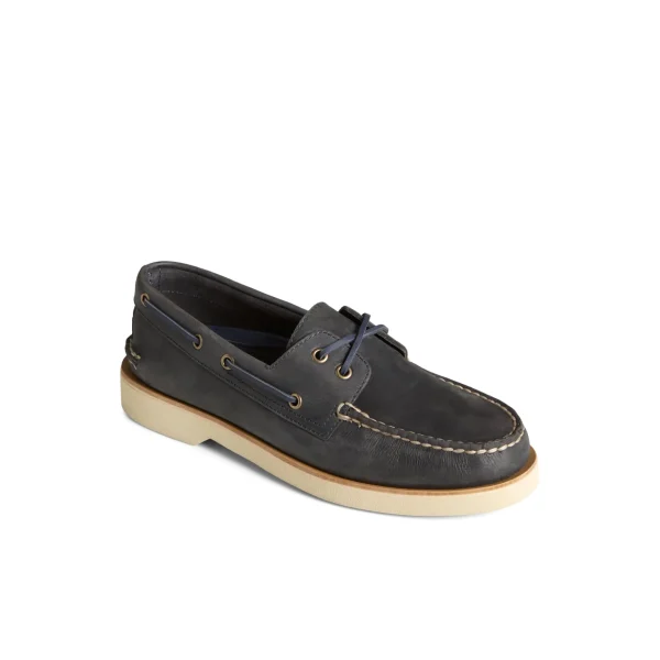 authentic_original_double_2-2.webp Sperry Shoes | Boat Shoes^Authentic Original™ Double Sole Cross Lace Boat Shoe Navy