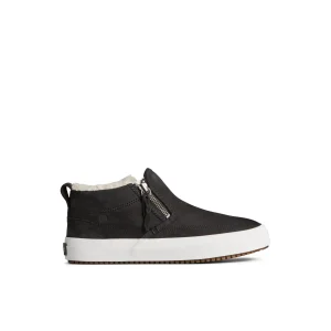 crest_side_zip_cozy_sneak_0.webp Sperry Ankle Boots | Boots^Crest Side Zip Cozy Sneaker Black