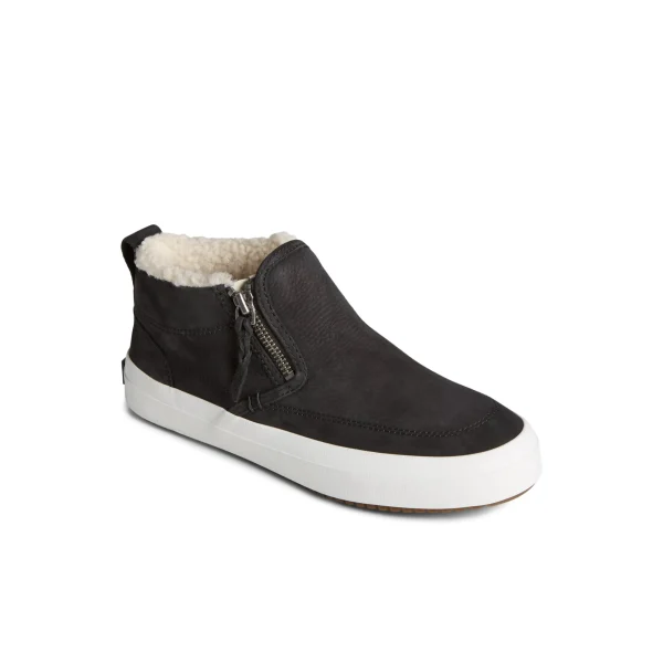 crest_side_zip_cozy_sneak_2.webp Sperry Ankle Boots | Boots^Crest Side Zip Cozy Sneaker Black