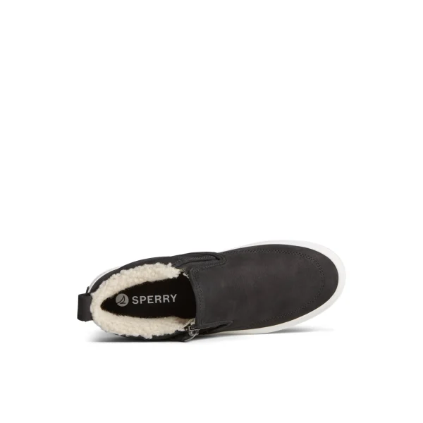 crest_side_zip_cozy_sneak_4.webp Sperry Ankle Boots | Boots^Crest Side Zip Cozy Sneaker Black