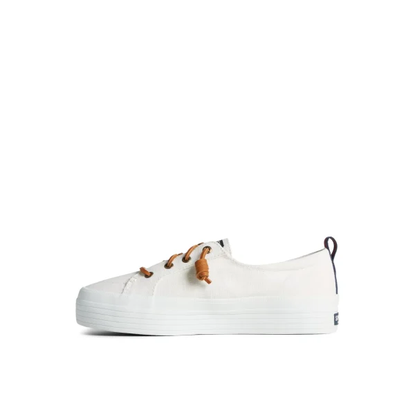 crest_triple_sneaker_1.webp Sperry Shoes | Sneakers^Crest Triple Sneaker WhiteTextileCanvas