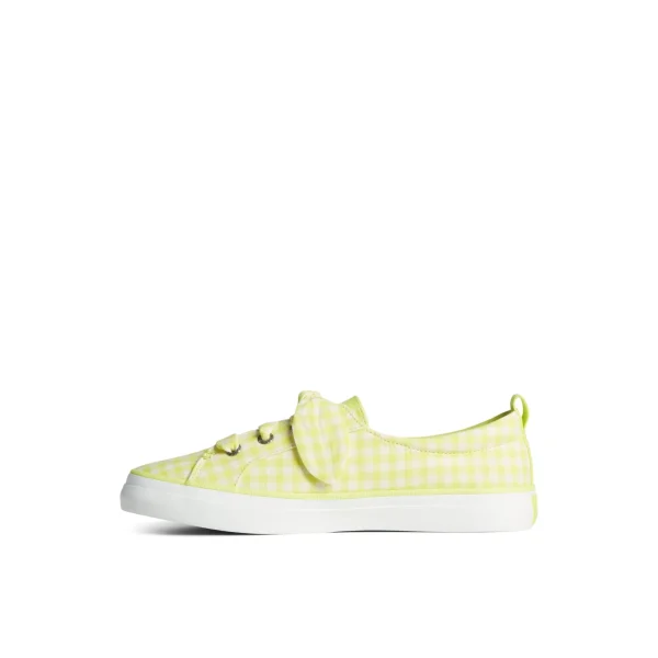 crest_vibe_gingham_sneake_1.webp Sperry Shoes | Sneakers^Crest Vibe Gingham Sneaker LightGreen