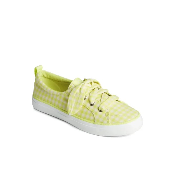 crest_vibe_gingham_sneake_2.webp Sperry Shoes | Sneakers^Crest Vibe Gingham Sneaker LightGreen