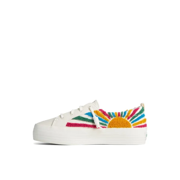 crest_vibe_sun_platform_s_1.webp Sperry Shoes | Sneakers^Crest Vibe Sun Platform Sneaker WhiteTextileWoven