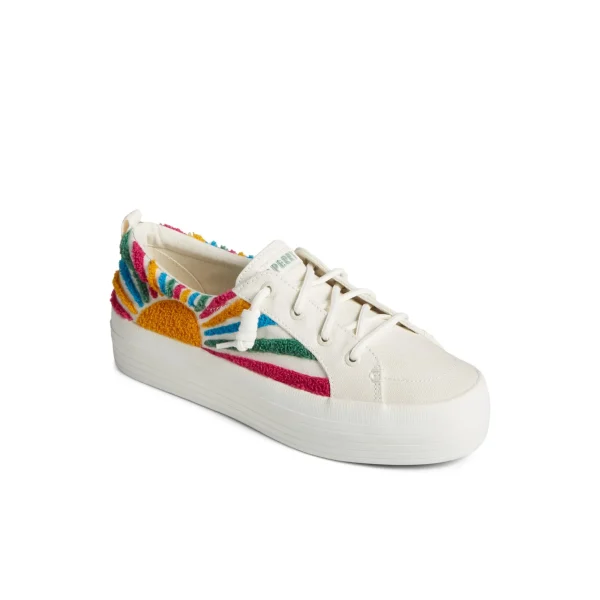 crest_vibe_sun_platform_s_2.webp Sperry Shoes | Sneakers^Crest Vibe Sun Platform Sneaker WhiteTextileWoven