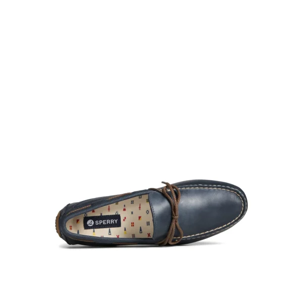 Sperry Shoes | Loafers & Oxfords^Davenport Deboss Leather 1-Eye Driver Navy
