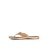 havasu_perf_flip_flop_1.webp Sperry Sandals^Havasu Perf Flip Flop BrownLeatherMixedMaterial
