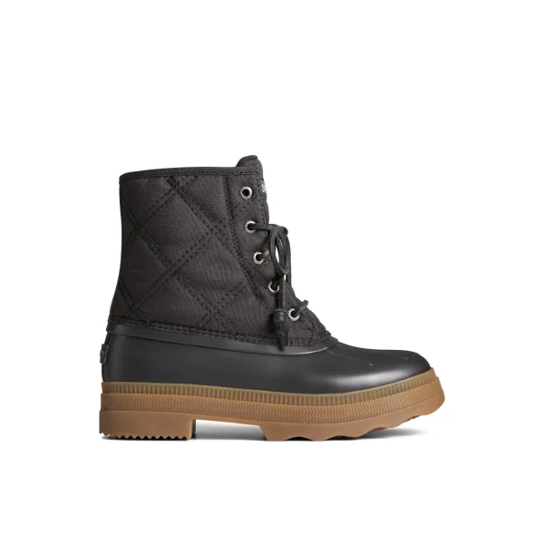 saltwater__textile_duck_b_0-1.webp Sperry Winter Boots | Boots^Saltwater 2.0 Textile Duck Boot Black