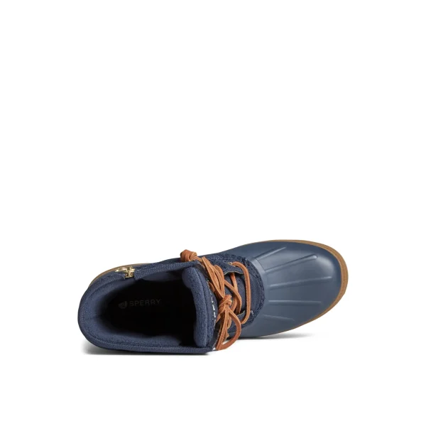 saltwater__textile_duck_b_4.webp Sperry Duck & Rain Boots | Boots^Saltwater 2.0 Textile Duck Boot Navy