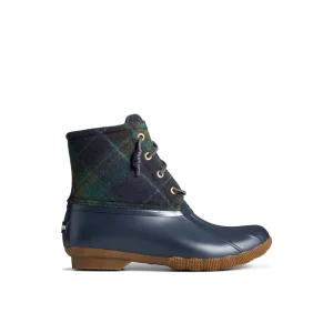 Sperry Duck & Rain Boots | Boots^Saltwater Plaid Duck Boot Blue