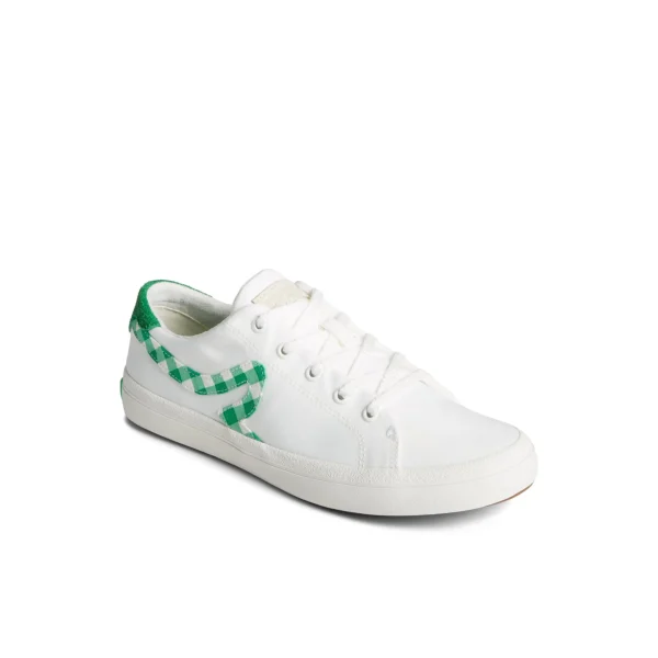 Sperry Shoes | Sneakers^Sandy Gingham Sneaker WhiteTextileCanvas