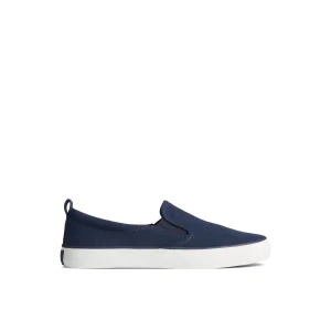 seacycled_crest_twin_gore_0-1.webp Sperry Shoes | Sneakers^SeaCycled™ Crest Twin Gore Canvas Sneaker Navy