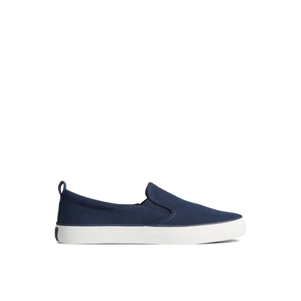 seacycled_crest_twin_gore_0-1.webp Sperry Shoes | Sneakers^SeaCycled™ Crest Twin Gore Canvas Sneaker Navy