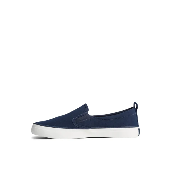 seacycled_crest_twin_gore_1-1.webp Sperry Shoes | Sneakers^SeaCycled™ Crest Twin Gore Canvas Sneaker Navy