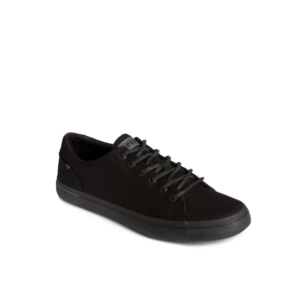 seacycled_striper_ii_text_2-3.webp Sperry Shoes | Sneakers^SeaCycled™ Striper II Textile Sneaker Black
