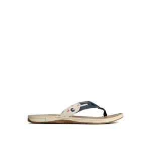 seafish_nautical_flip_flo_0.webp Sperry Sandals^Seafish Nautical Flip Flop White