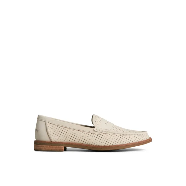 Sperry Shoes | Oxfords & Loafers^Seaport Perforated Penny Loafer Bone