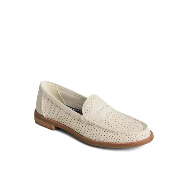 Sperry Shoes | Oxfords & Loafers^Seaport Perforated Penny Loafer Bone