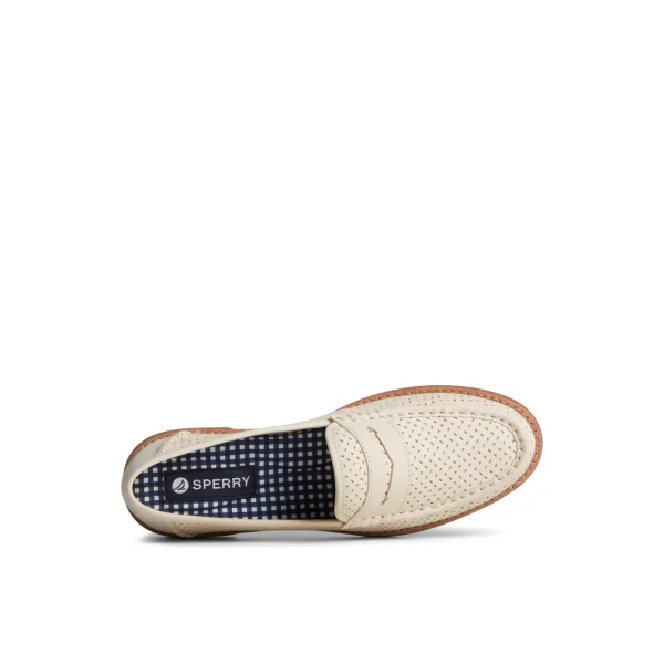 Sperry Shoes | Oxfords & Loafers^Seaport Perforated Penny Loafer Bone