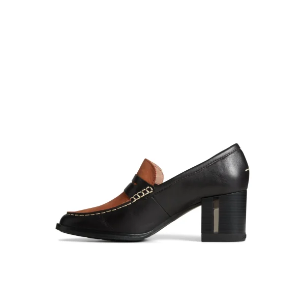 Sperry Shoes | Oxfords & Loafers^Seaport Two-Tone Penny Heel Black