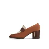 Sperry Shoes | Oxfords & Loafers^Seaport Two-Tone Penny Heel Brown