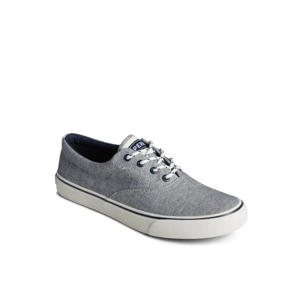 striper_ii_chambray_sneak_2.webp Sperry Shoes | Sneakers^Striper II Chambray Sneaker Navy