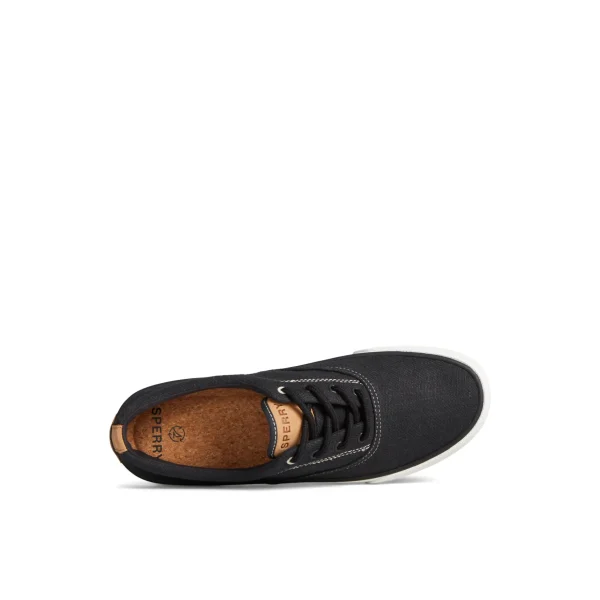 Sperry Shoes | Sneakers^Striper II Slub Linen Sneaker Black