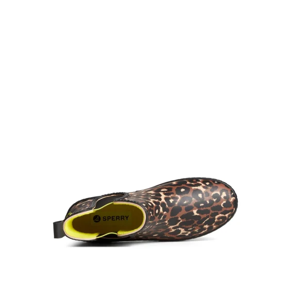 torrent_leopard_chelsea_w_4.webp Sperry Duck & Rain Boots | Boots^Torrent Leopard Chelsea Waterproof Rain Boot Black