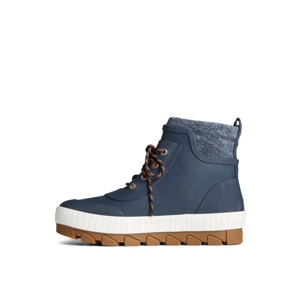 torrent_rubber_lace_up_bo_1.webp Sperry Duck & Rain Boots | Boots^Torrent Rubber Lace Up Boot Navy